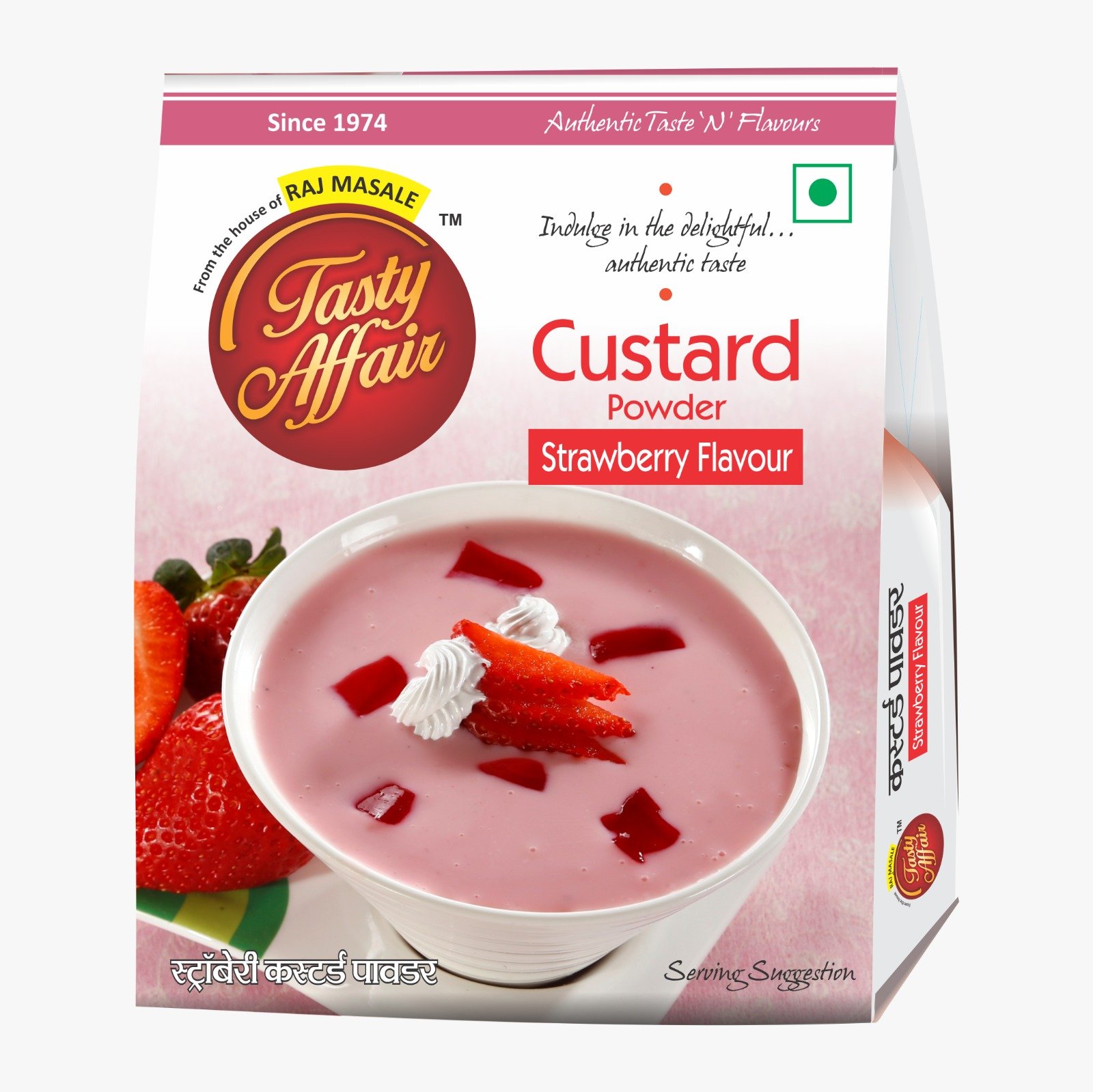Custard Powder Strawberry